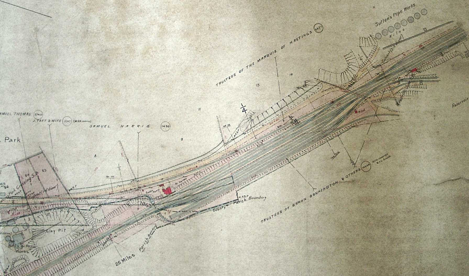 Two Chain Plan of Woodville Junction