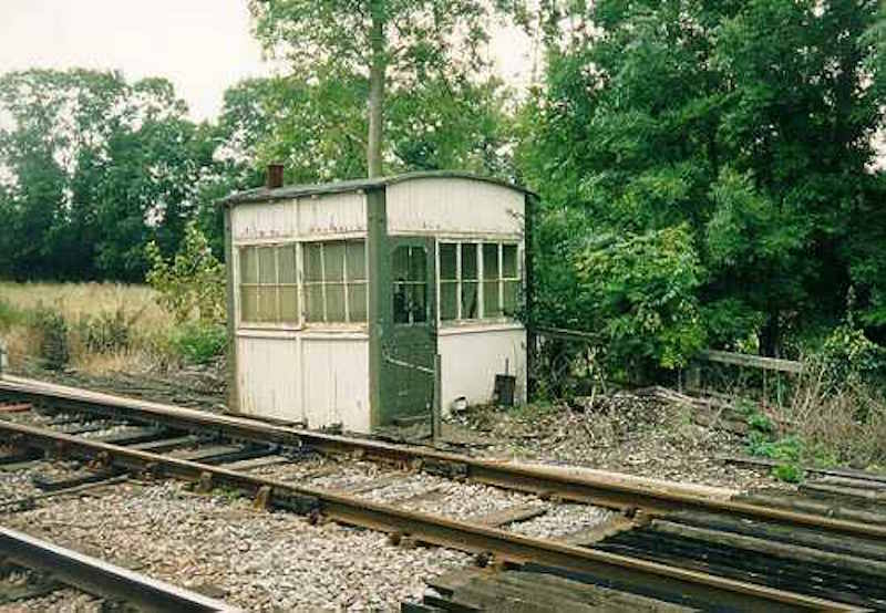 Midland Railway ground frame hut at Fiskerton Junction