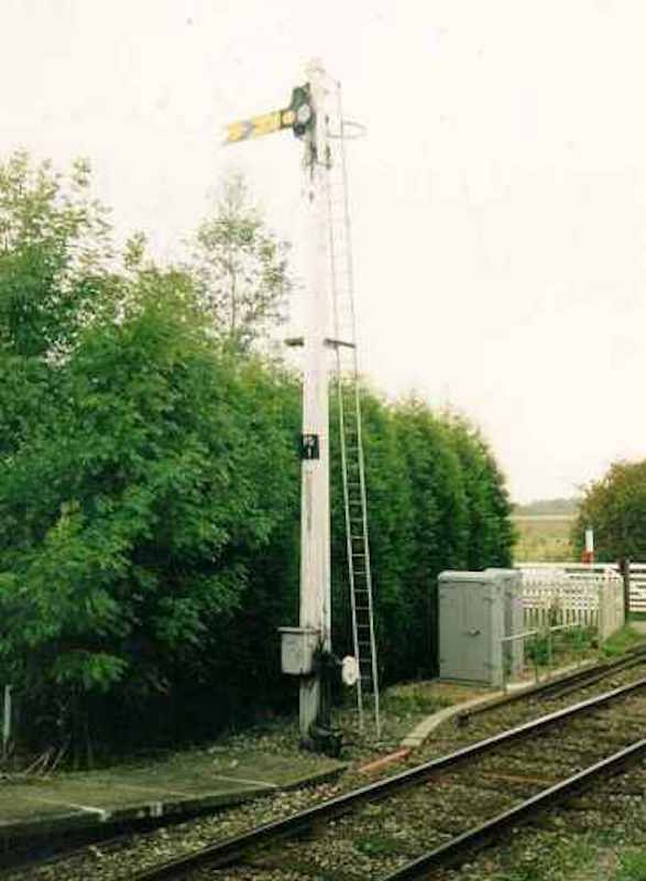 Fiskerton Up Distant at Rolleston Junction